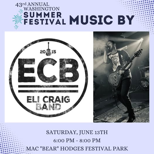 Eli Craig Band at Washington Summer Festival