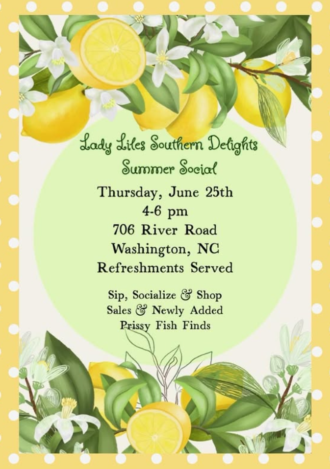 Lady Liles Southern Delights Summer Social
