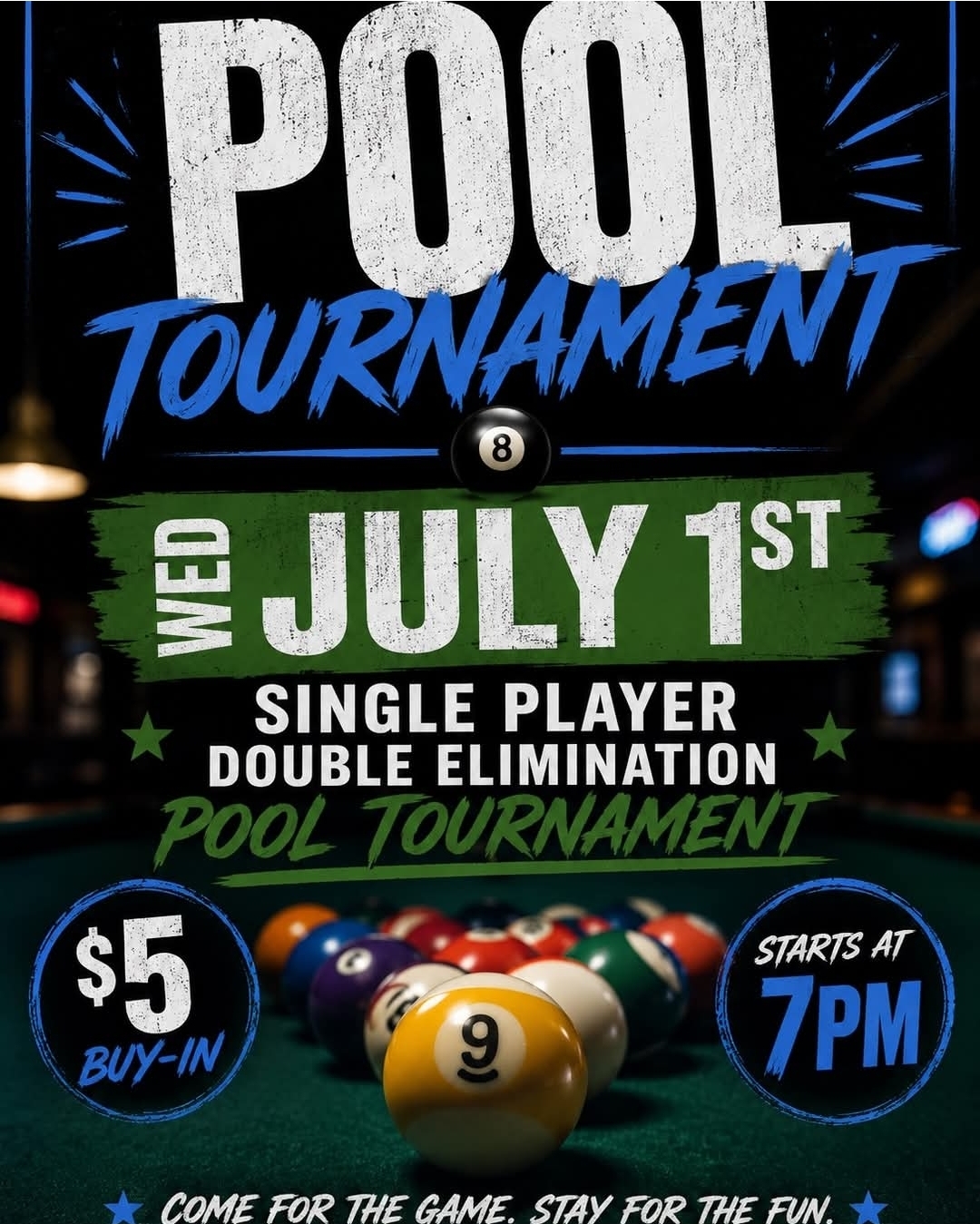 Wednesday Night Pool Tournament