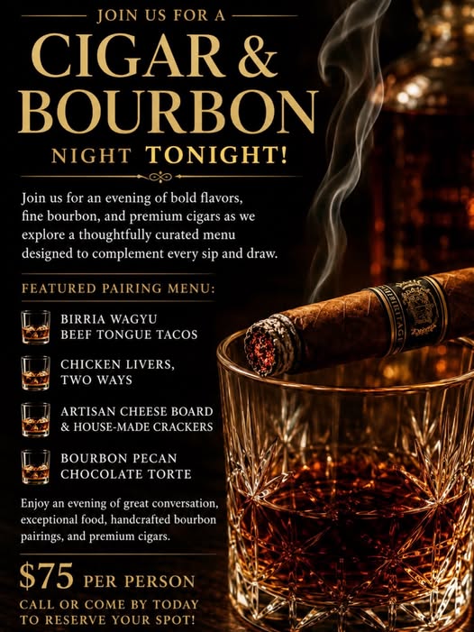 Cigar and Bourbon Night