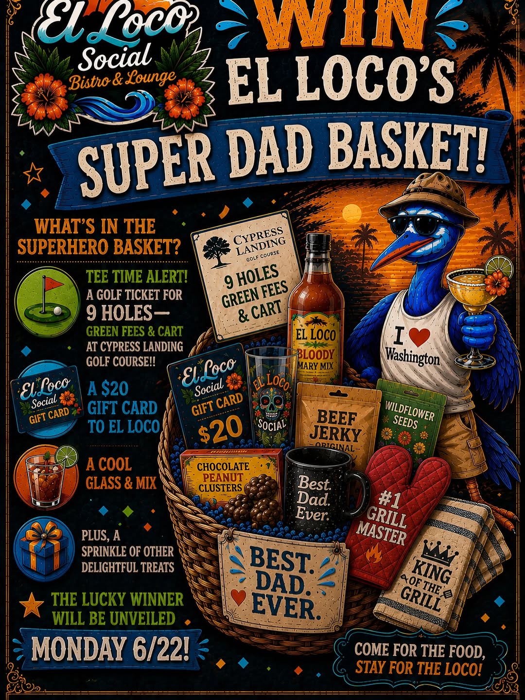 Super Dad Basket Raffle