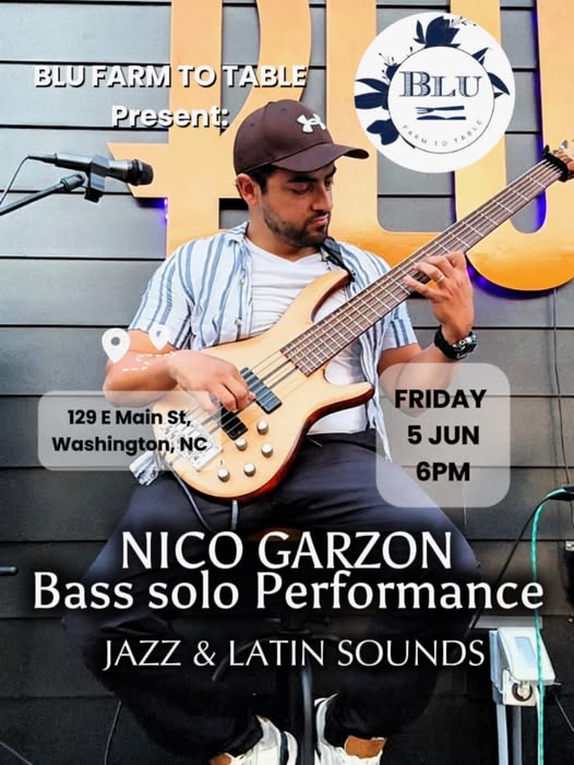 Nico Garzon Bass Solo Performance - Jazz & Latin Sounds