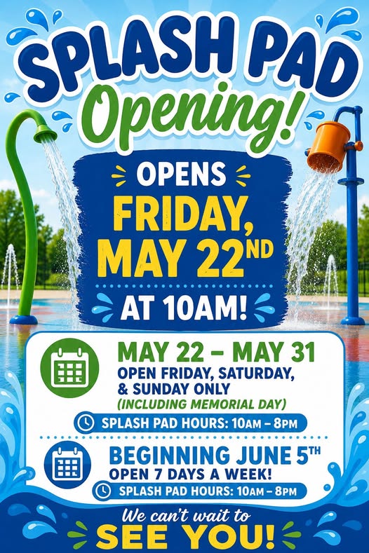 Splash Pad Opening Day