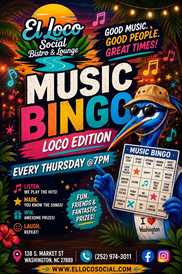 Music Bingo: Loco Edition! 🎶🖍️💰